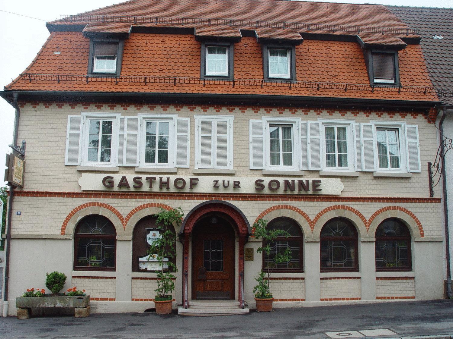 Gasthof Zur Sonne Stuttgart Exterior foto